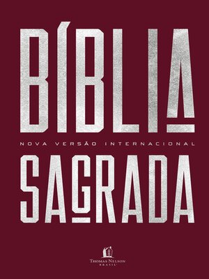 cover image of Bíblia NVI, Capa Dura, Vinho, Econômica, Pedra Angular